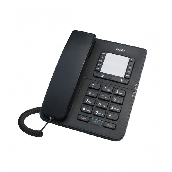 Karel TM142 Kablolu Masaüstü Telefon Siyah