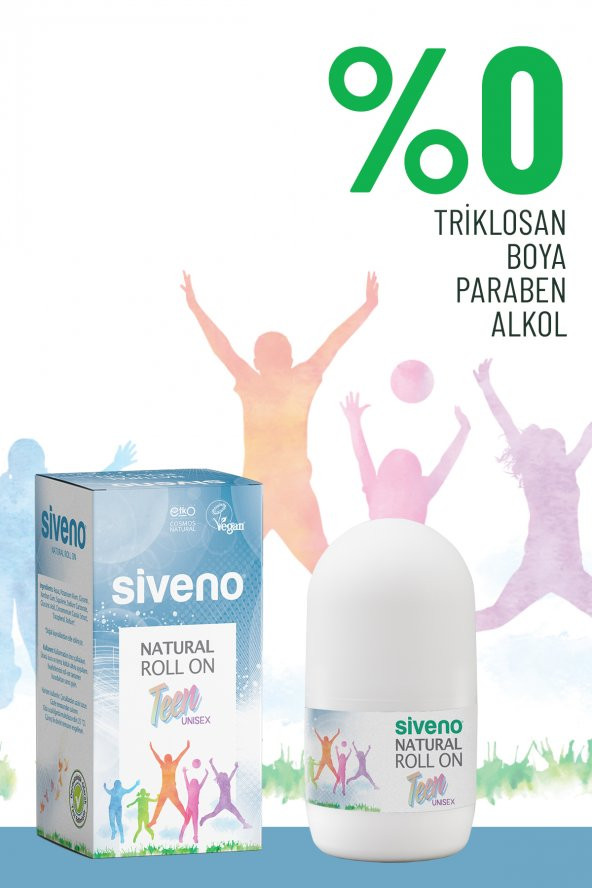 Siveno %100 Doğal Roll-On Unısex Deodorant Ter Kokusu Önleyici Bitkisel Lekesiz Vegan 50 ml - 4