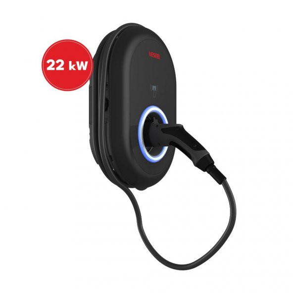 Vestel Elektrikli Araç Şarj İstasyonu EVC04 22kW Kablolu - 2