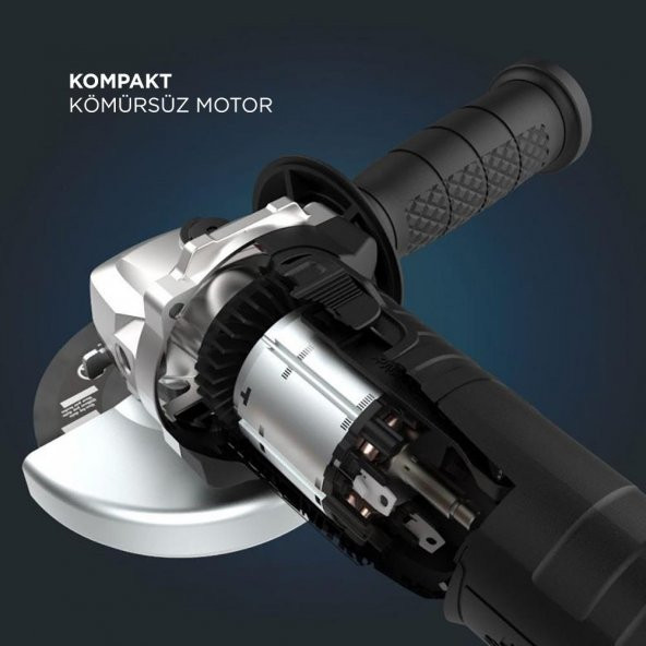 WORX WX812.9C 20Volt 2.0Ah. 125mm Kömürsüz Profesyonel Tek Akülü Şarjlı Avuç Taşlama - 11