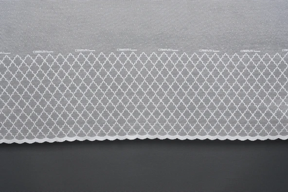 OSMANLI GÖBEKLİ MODEL KREM RENK TEK KANAT Hazır dikilmiş Pileli Fon Perde 300*260 cm - Resim 3