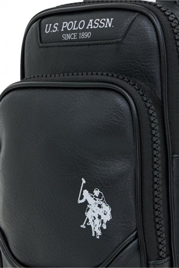 U.S. POLO ASSN. PLEVR23656 Siyah Erkek Omuz Çantası - 5