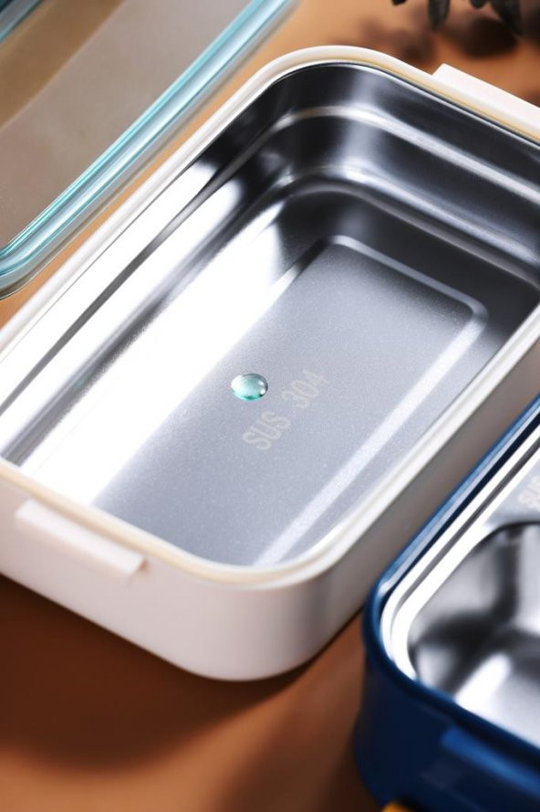 Vagonlife XC-462 1400ml Sarı Çelik Saklama Kabı - Resim 3