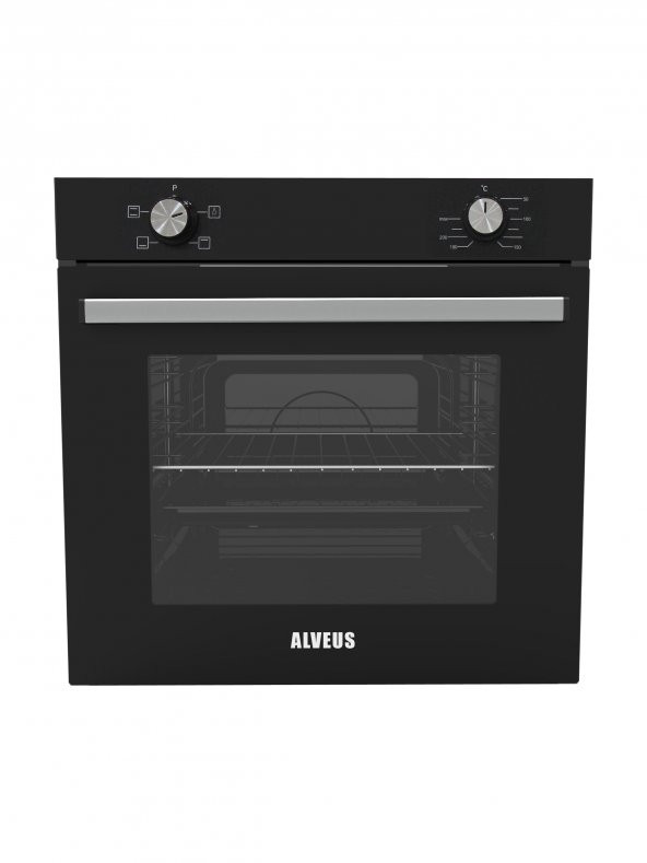 Alveus Mfa 605 Siyah (Soğutma Fanlı) Ankastre Fırın