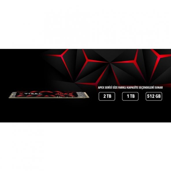 Thull Apex 2tb Gen4 M2 Nvme Pcıe G4X4 7500-6500MB/S THL-M2PCIE-APXG4X4/2TB - 5