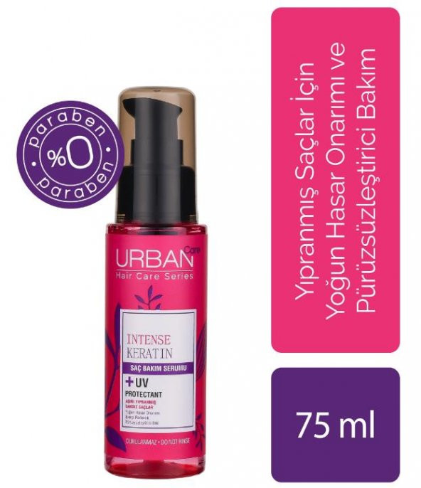 Urban Care Intense Keratin Aşırı Yıpranmış Saçlara Saç Bakım Serumu 75 Ml