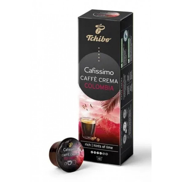 TCHİBO CAFİSSİMO CAFFE CREMA COLOMBIA RİCH HİNTS OF LIME KAPSÜL KAHVE 10LU
