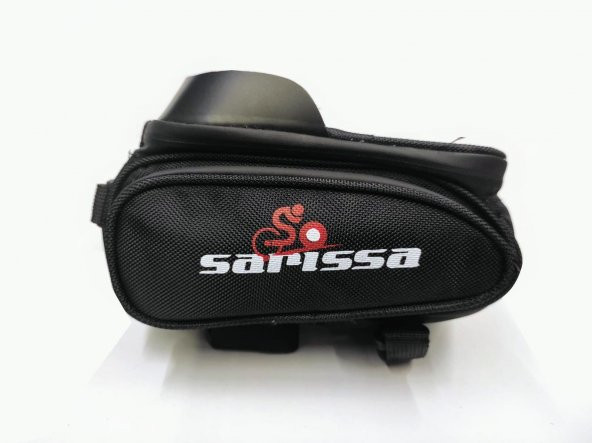 Sarissa 816 6 inç Su Geçirmez Dokunmatik Ekran Bisiklet Kadro Üstü Çanta Kırmızı - Resim 2