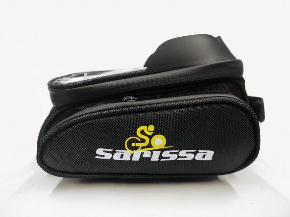 Sarissa 816 6 inç Su Geçirmez Dokunmatik Ekran Bisiklet Kadro Üstü Çanta Sarı - 2