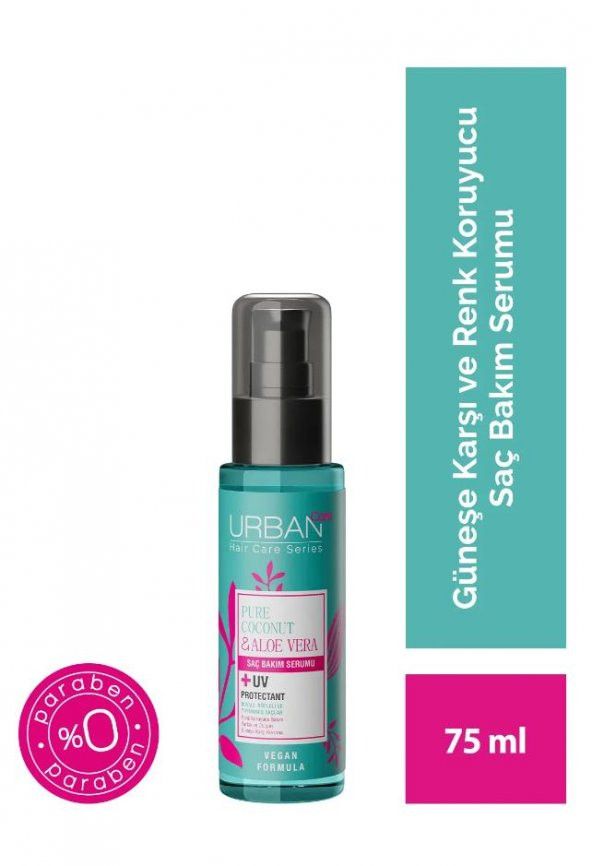 Urban Care Pure Coconut & Aloe Vera Boyalı Saçlar Özel Renk Koruyucu Saç Bakım Serumu 75 Ml