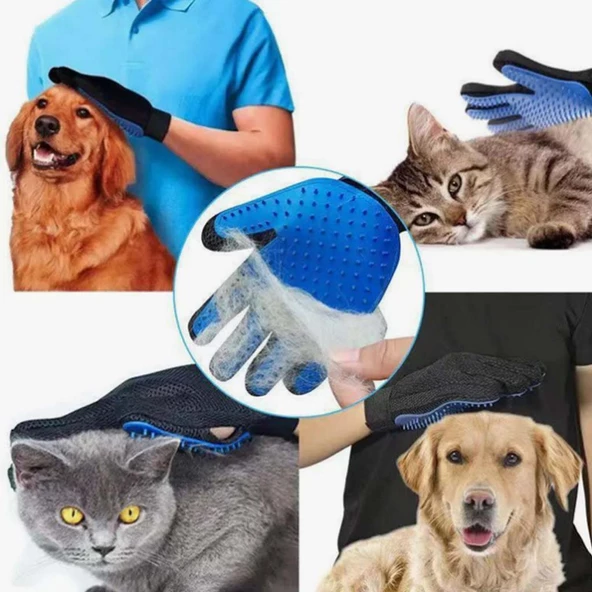 Kedi Köpek Tüy Toplayan Temizleme Eldiveni Tüy Toplama Eldiveni - 11