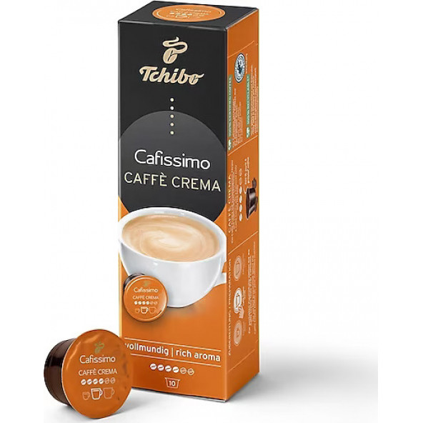 TCHİBO CAFİSSİMO CAFFE CREMA VOLLMUNDİG RİCH AROMA KAPSÜL KAHVE 10LU