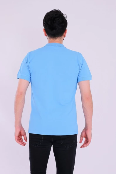 Mavi Basic Polo Yaka Erkek Tshirt - 7