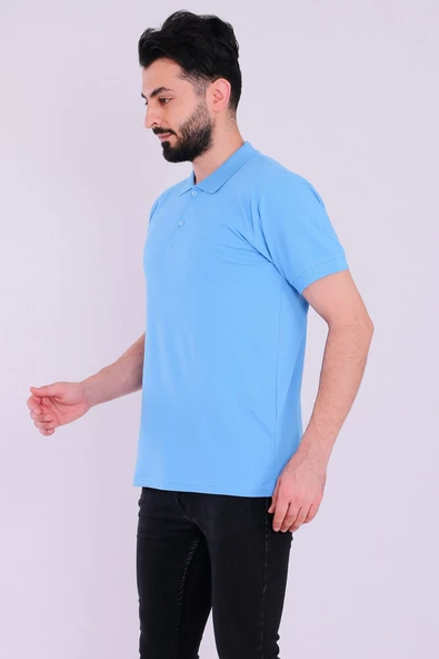 Mavi Basic Polo Yaka Erkek Tshirt - 5