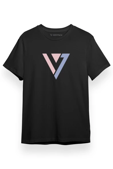 Seventeen Logo Siyah Kısa kol Erkek Tshirt ürün görseli