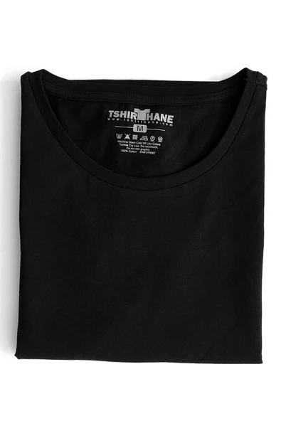 Pulp Fiction Circle Dance Minimal Siyah Kısa kol Erkek Tshirt - 3