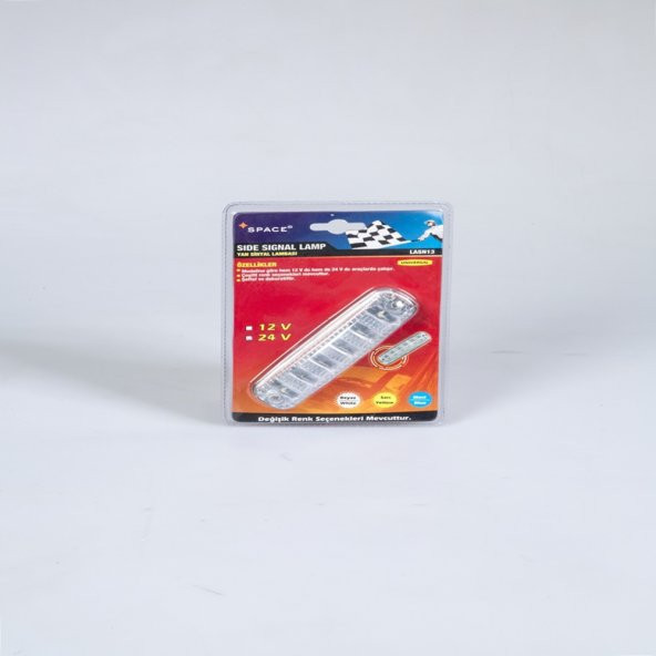Space Yan Sinyal Lambası 24V Beyaz / LASN13-3 ürün görseli 1