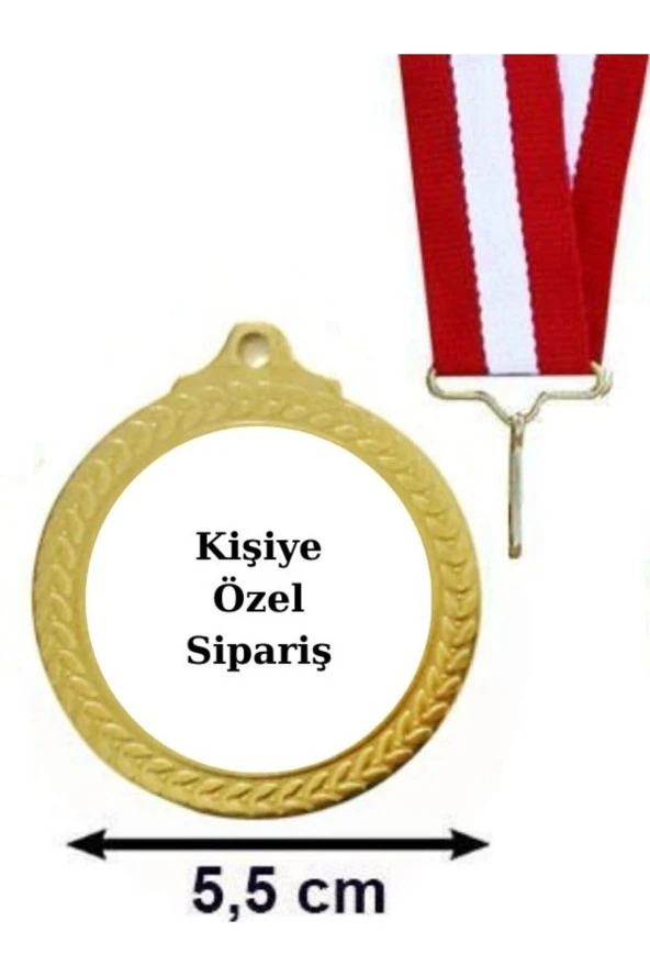 Kişiye Özel Gold Madalya - Ödül Madalyası- Altın Madalya ( 20 Adet )