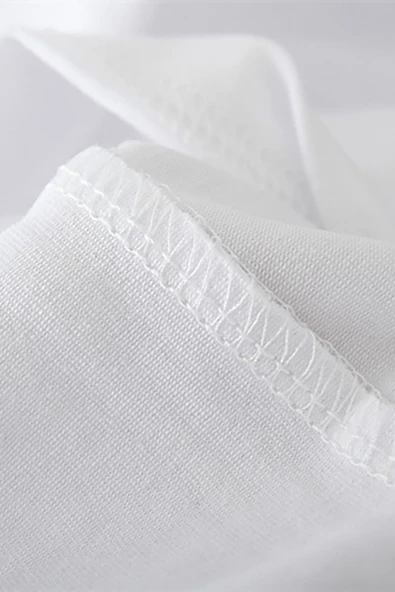 Teen Titans Mavi Kırmızı Yazı Beyaz Kısa kol Erkek Tshirt - Resim 5