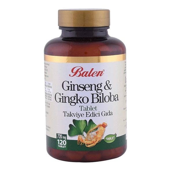 Balen Ginseng & Gingko Biloba Tablet 720Mg 120 Tablet