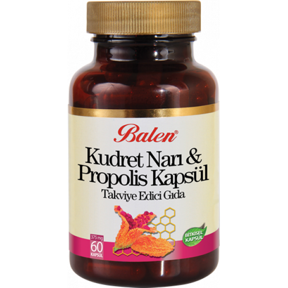 Balen Kudret Narı Propolis 60 Kapsül 375 mg