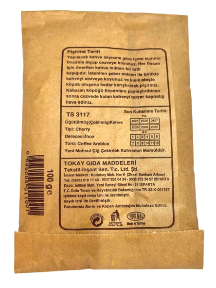 Kurukahveci Tokay Orta Kavrulmuş Türk Kahvesi 5 adet x 100gr - 2