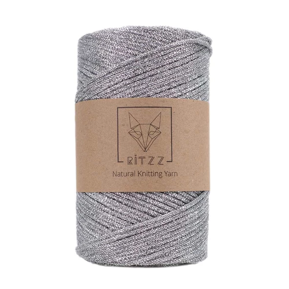 Makrome Sim Cord 2 MM Gümüş ürün görseli