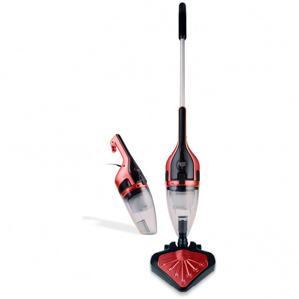 Karaca Vantuz Flexi 2in1 800 W Kırmızı Dikey El Süpürgesi