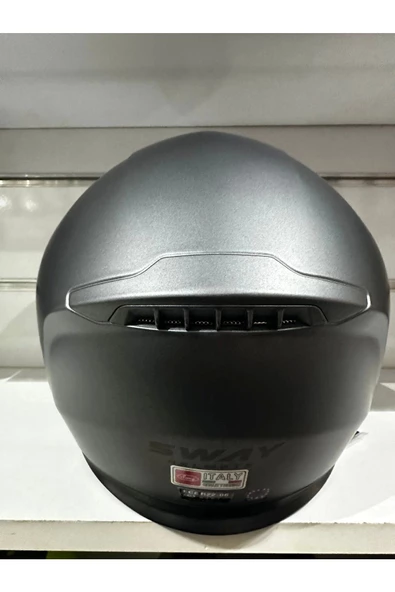 KASK SW-917 ÇENE AÇILIR GÜNEŞ GÖZLÜKLÜ MAT TİTANYUM - 4