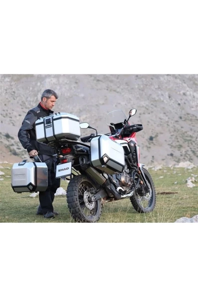 SHAD Çanta Tr48 Alüminyum Silver + Bağlantı Tablası - 2