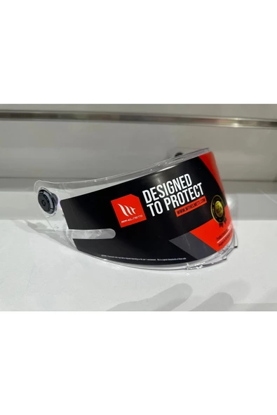 KASK CAMI MT V-14B REVENGE 2 S 22,06 UYUMLU YENİ NESİL (CLEAR) ŞEFFAF - 2