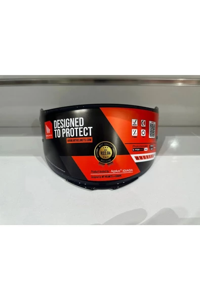 KASK CAMI MT V-14B REVENGE 2 S 22,06 YENİ NESİL (SMOKED) SİYAH - 3