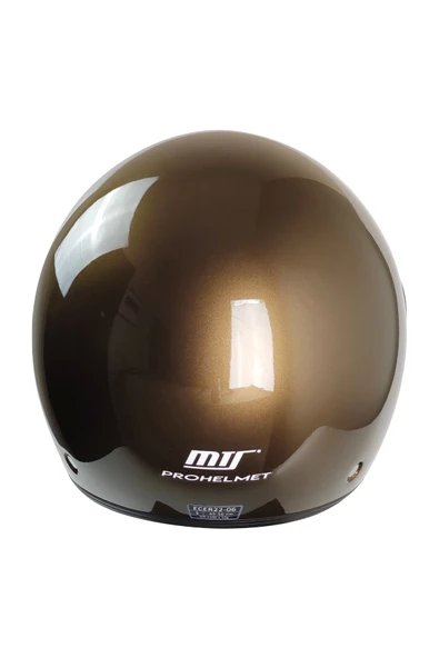 KASK MTS FX-101 PARLAK KAHVE ÇENESİZ - 4