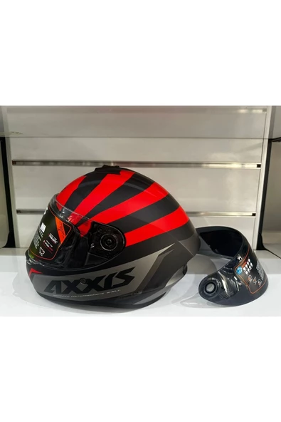 KASK AXXİS DRAKEN S PREMIER B5 MAT RED/BLACK/GREY - 3