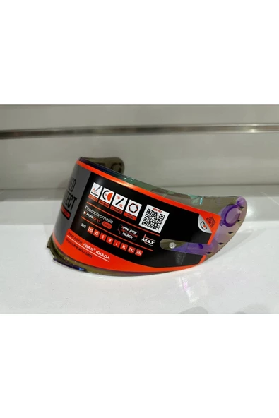 KASK CAMI (VİZÖR) MT V-14 İRİDYUM (BLADE-2 TARGO-REVENGE-2) Uyumlu - 1