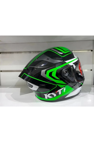 Kask Tt-course Overtech Siyah/yeşil Full Face - 2