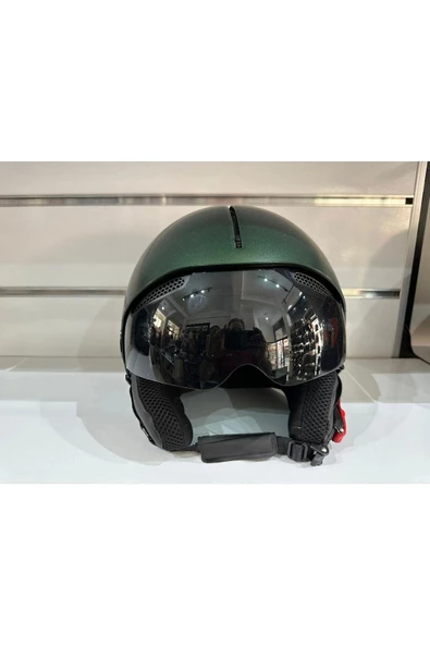 KASK NEXX SX.10 MAT YEŞİL ÇENESİZ GÜNEŞ GÖZLÜKLÜ - 3