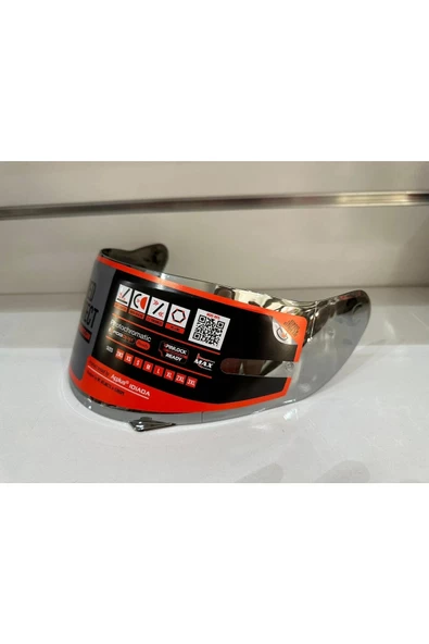 KASK CAMI V-16 ATOM ÇENE AÇILIR (SİLVER) AYNA - 2