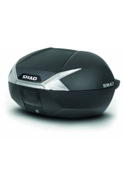 SHAD Motor Çantası Sh-47 Beyaz Reflektörlü - 1