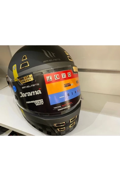 Kask Mt Jarama Zone C1 Mat Siyah/grı Cafe Racer - 2