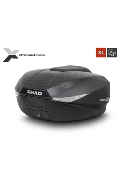 SHAD Sh 58x Motosiklet Topcase Arka Çanta - 3