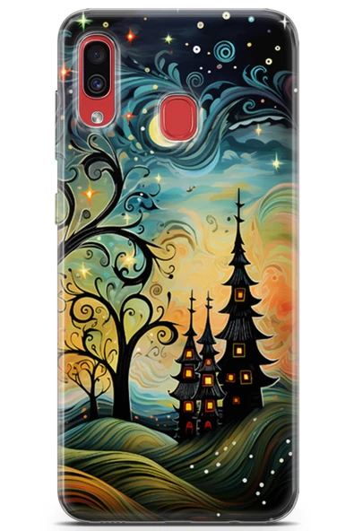 Samsung Galaxy A30 Kılıf Seri Fresh 30 Chinese Kenarları Şeffaf Kapak - 1