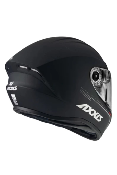 Kask Axxis Draken S Mat Siyah Full Face - Resim 2
