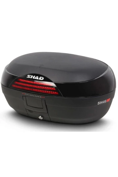 SHAD Arka Çanta Sh-46 Siyah Kırmızı Reflektörlü