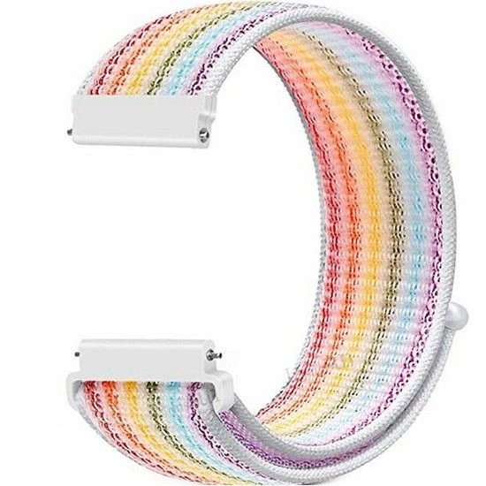 Gpack Haylou Watch 2 Pro Kordon CırtCırt Kumaş Ayarlanabilir - 6