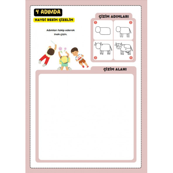 Okul Öncesi Çizgi Boyama Seti (2 Kitap) - 6
