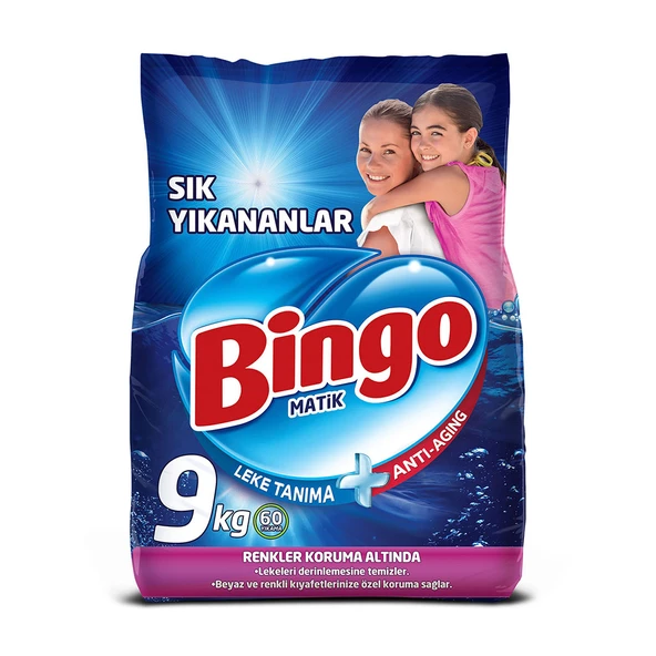 Bingo Toz Çamaşır Deterjanı Sık Yıkananlar 9 Kg - 2