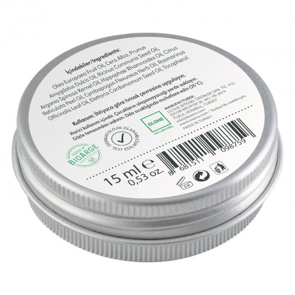 Siveno %100 Doğal Tırnak Çevresi Bakım Balsamı Organik Argan Yağlı Bitkisel Onarıcı Krem Vegan 15 ml - 6