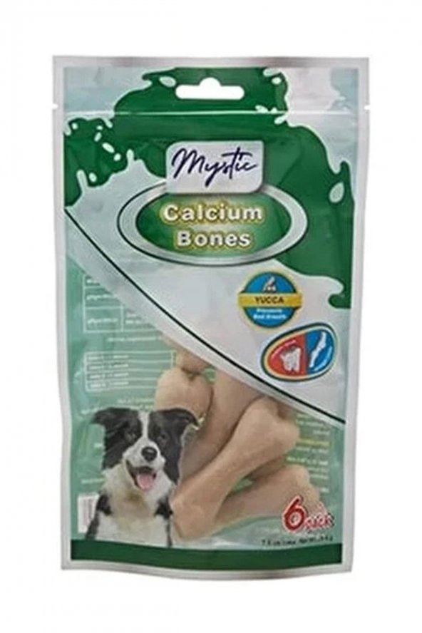 Mystic Köpek Kalsiyum Sütlü Kemik - Orta Boy -  6 Adet  24 gr