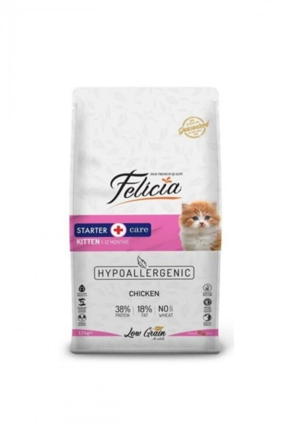 Felicia Az Tahıllı Yavru Tavuklu Hypoallergenic Kedi Maması 2 Kg